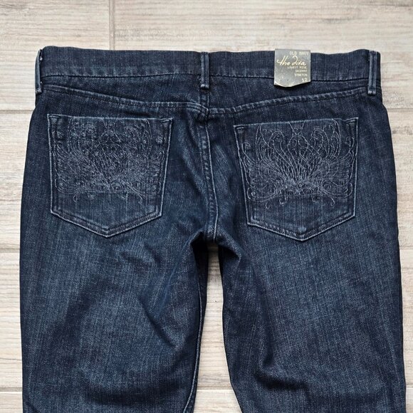 NWT Old Navy The Diva Lowest Rise Skinny Jeans Women's Embroidered Pockets 12 - Picture 4 of 9